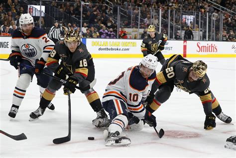 May 10, 2023 ... Mattias Ekholm and Ryan Nugent-Hopkins each tallied their first goals of the Stanley Cup Playoffs as the Edmonton Oilers defeated the Vegas ...